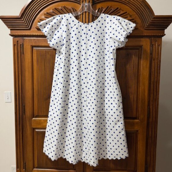 Vintage Marita's RTW Ready to Wear Embroidered Cotton House Dress / Kaftan - Picture 4 of 7